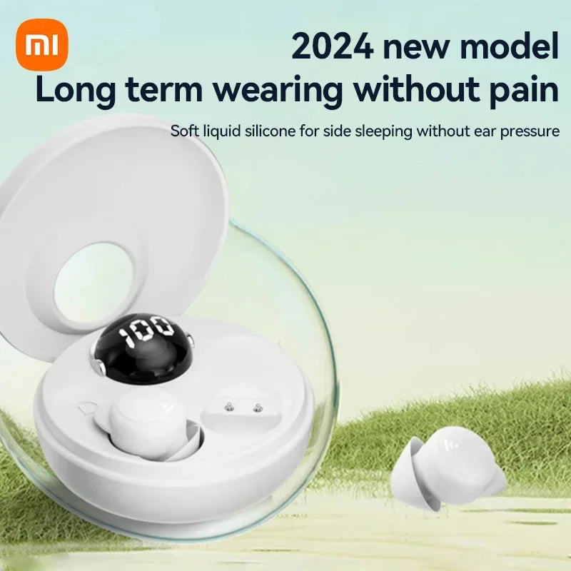 XIAOMI Wireless Earbuds Small Bluetooth Earphone For Sleeping Invisible In Ear ANC+ENC Noise Cancelling Headset With Mic