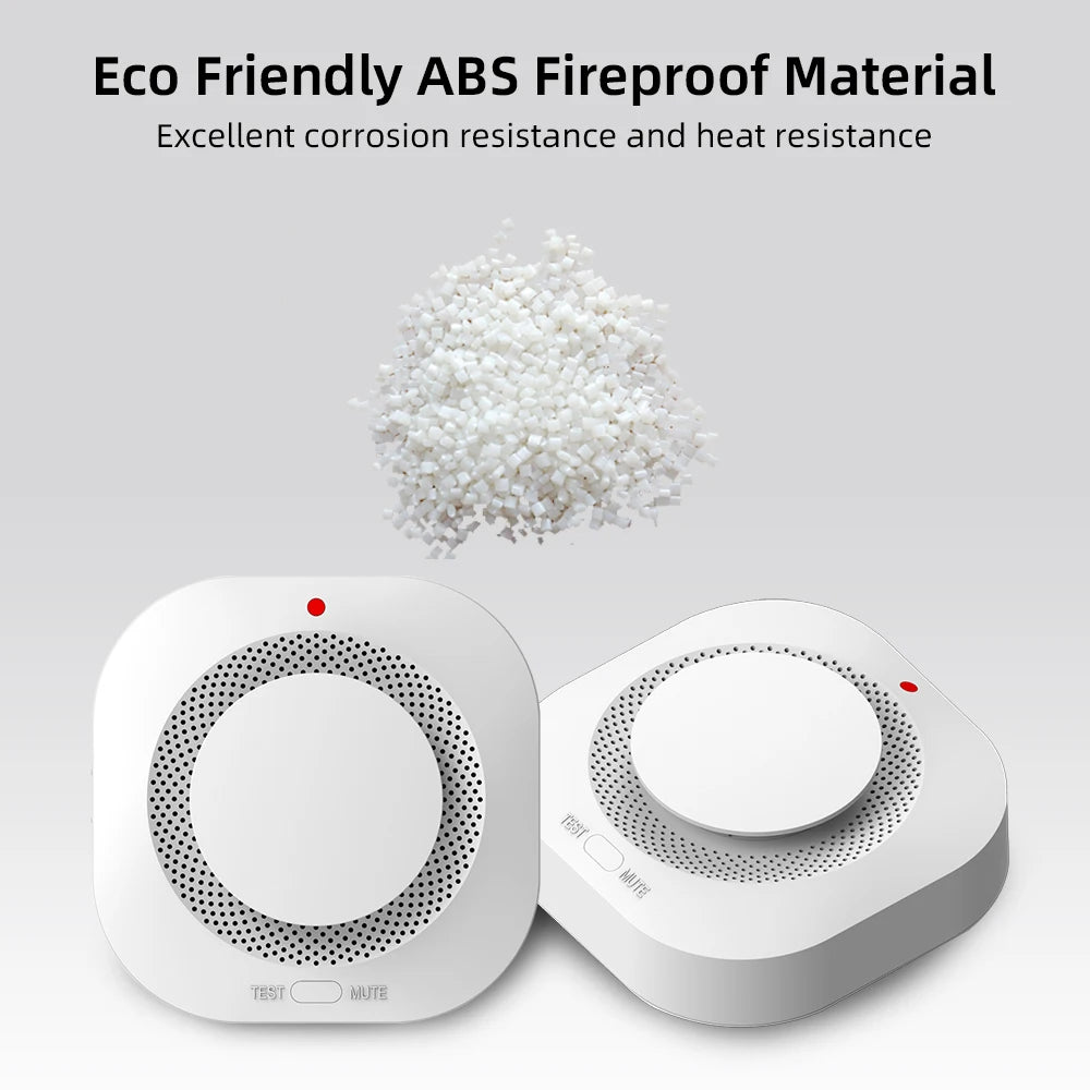 PGST Independent Smoke Detector Sensor Fire Alarm System for Home Office Security Smoke Alarm Fire Protection