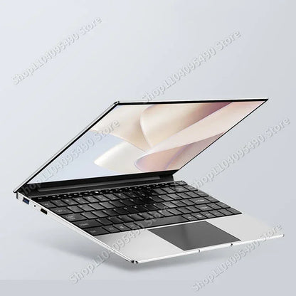 Ultra Slim Laptop 14.1" 16GB RAM 2TB SSD Intel N3700 Notebook Gamer 1920*1080 Display Office Study Computer PC Windows 11 Pro