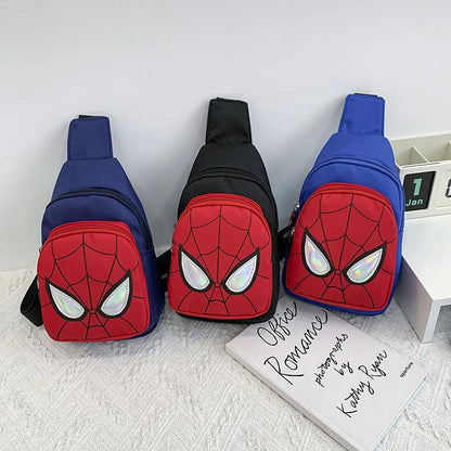 Disney Marvel New Children's Shoulder Backpack Spiderman Pattern Large Capacity Bag Casual Student Boys Girls Bag