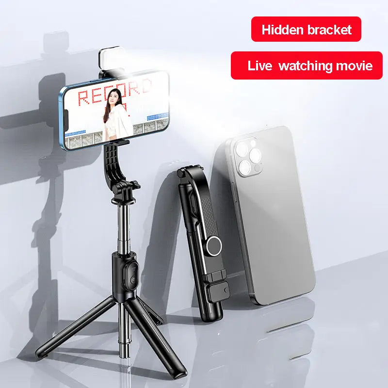 Xiaomi Wireless Selfie Stick Tripod with LED Light 360 Rotation Portable Mobile Phone Holder Stand Stabilizer Selfie Sticks