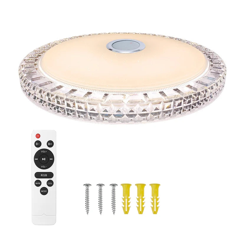 36W Smart Ceiling Lamp LED Ceiling Light RGB LED Lights Dimmable APP Control bluetooth Home Bedroom Living Room Ambient Light