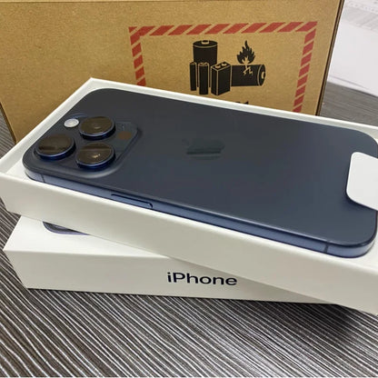 Original Apple iPhone 15 Pro A17 Pro chip 120Hz Super Retina XDR Display 48MP Camera Emergency SOS iOS 17 IP68 Water Resistant