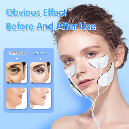 Massager for Face Ems Facial Massager Lifting Microcurrent V-Face Double Chin Remover Neck Lift Skin Tightening Anti-Wrinkle