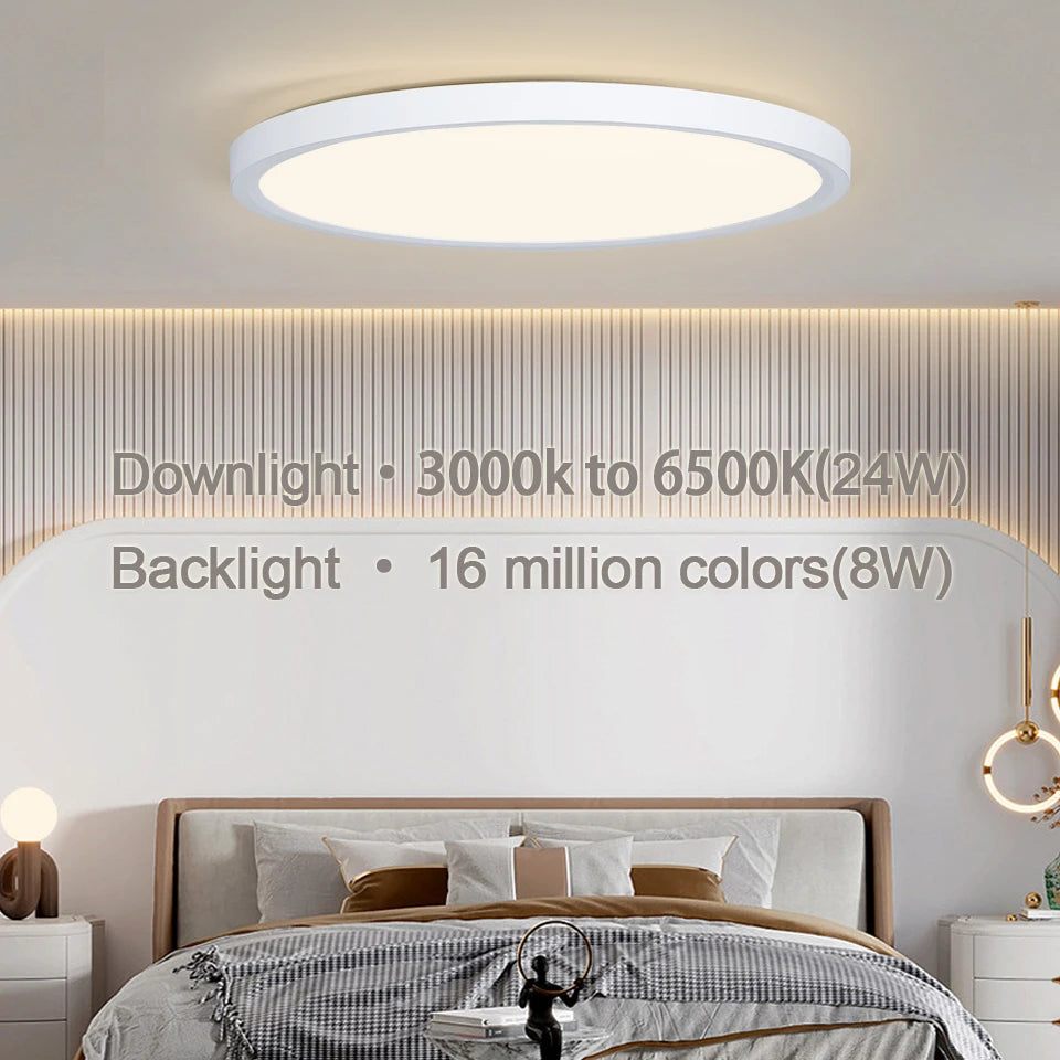 MARPOU TUYA Ceiling lamps Led ceiling light Modern RGB APP Voice Control Alexa Google Smart lamp Led lights for room Bedroom