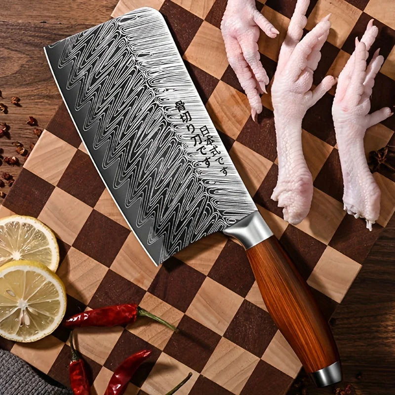 Kitchen High-end Knives For Restaurant, Chef's Knife Damascus Slicing Knife Chef's Special Cutting Salmon Knife Kitchen Utensils