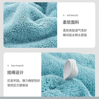 Women Hair Towel Microfiber Towel Bath Towels for Adults Home Terry Towels Bathroom Serviette De Douche Turban for Drying Hair