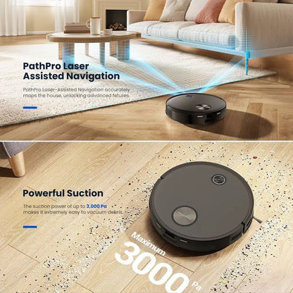 Proscenic V10 Home Robot Vacuum Cleaner 3 In 1 Vacuuming Sweeping and Mopping 3000pa System LDS Navigation APP Home Appliance