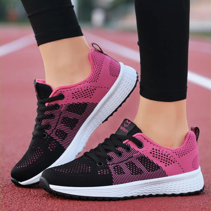 2024 Women Sport Shoes Fashion Platform Sneakers Ladies Spring Winter Flats Running Shoes for Woman