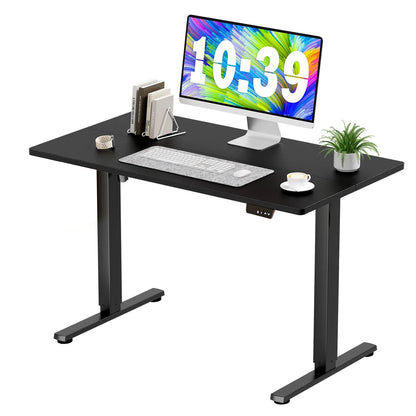 Electric height adjustable desk motion desk smart computer desk study desk office, suitable for home learning and can protect cervical and lumbar vertebrae