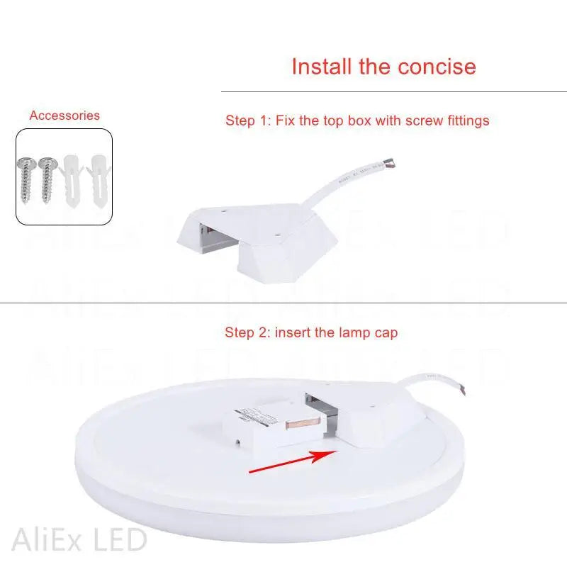 24W 36W 40W Led Ceiling Lamp PIR Motion Sensor Ceiling Night Light 110V 220V Led Lighting Fixture For Home Room Kitchen Hallway