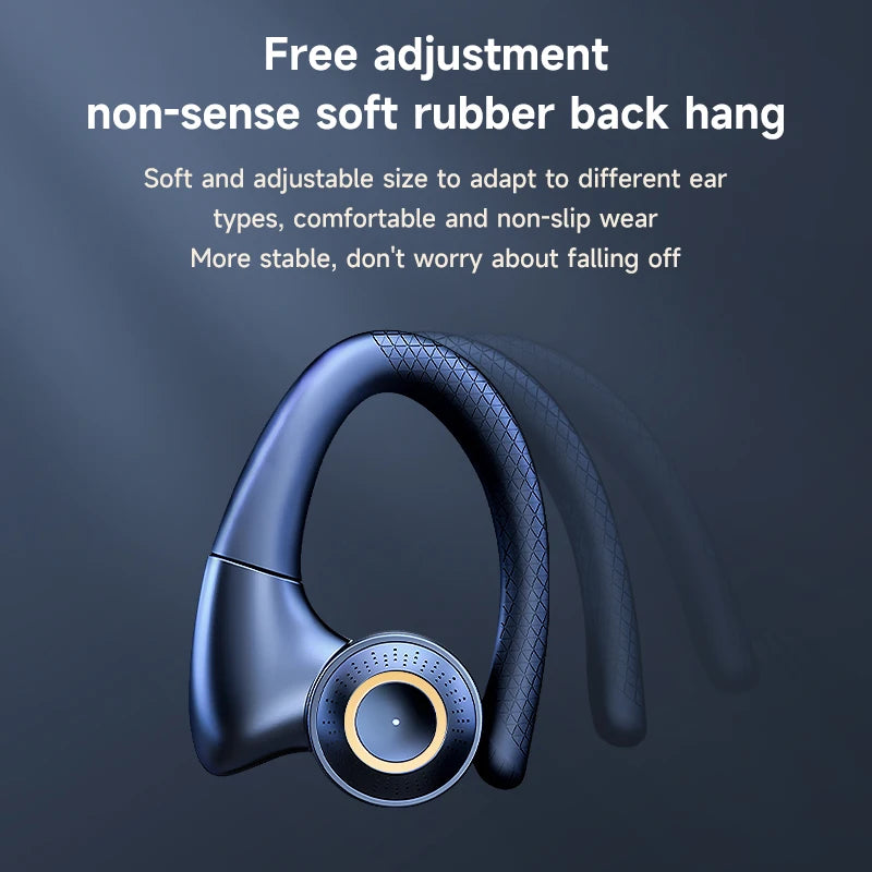 Bluetooth Earphones Wireless Headphones with Mic Air Conduction Ear Hook Headset Noise Cancelling Earbud for Xiaomi iPhone