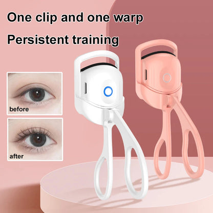 Eyelash Curler Portable Electric Heated Comb Eye Lash Long Lasting Eyelashes Curls Thermal Eyelash Curler Makeup Tools