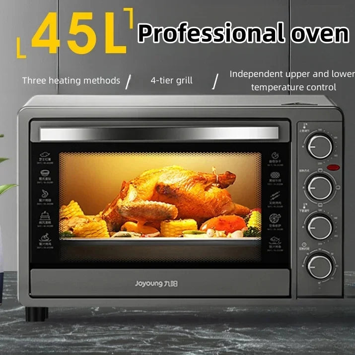 45L oven household fully automatic baking multi-function electric oven large capacity baking all in one new model