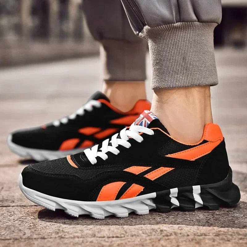 New Men's Sports Shoes Breathable Running Shoes Outdoor Sports Fashion Knife-edge Comfortable Casual Fashion Shoes 36-48