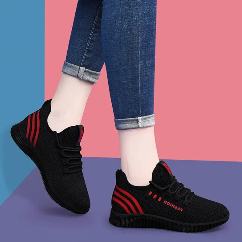 Tenis Feminino 2023 Women Vulcanized Shoes Breathable Women Fashion Air Mesh Casual Sports Shoes Womens Sneakers Chaussure Femme