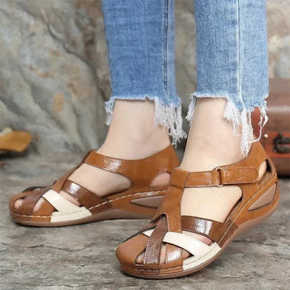 Fashion Women Sandals Waterproo Sli on Round Female  Slippers Casual Comfortable Outdoor Fashion Sunmmer Plus Size Shoes Women