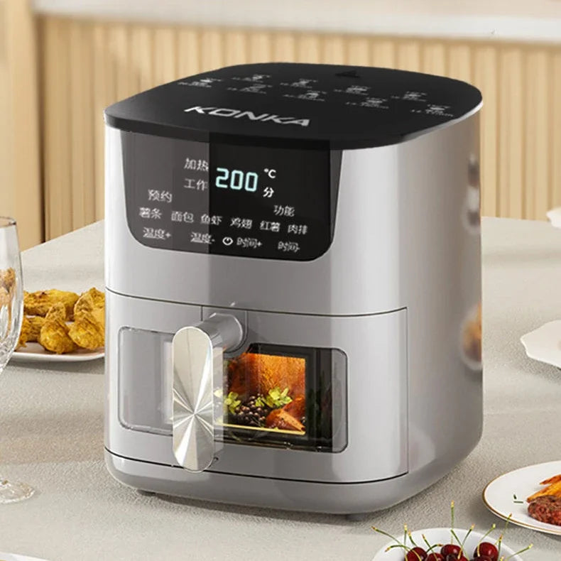 Konka visual air fryer fully automatic oven electric fryer household multi-function smart fritadeira eletrica air