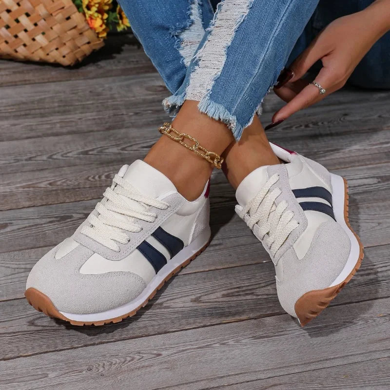 2024 New Casual Shoes Fashion All-match Running Shoes Breathable Cloth Surface Lightweight Sports Women's Shoes Zapatos De Mujer