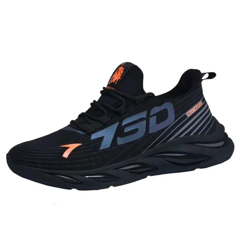 Summer men's casual versatile shoes, fashionable sports shoes, breathable running shoes, outdoor walking training tennis shoes