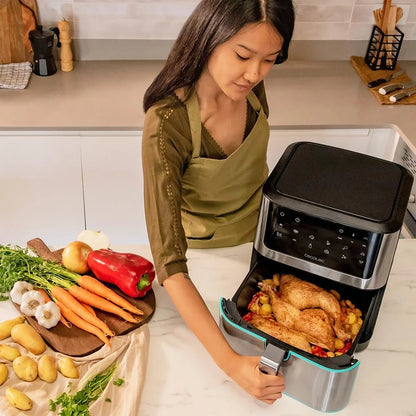 8L Cecotec Cecofry Supreme 8000 1800 W 10 menus Perfect Cook 30 °C 200 °C touch Control oil free air fryer