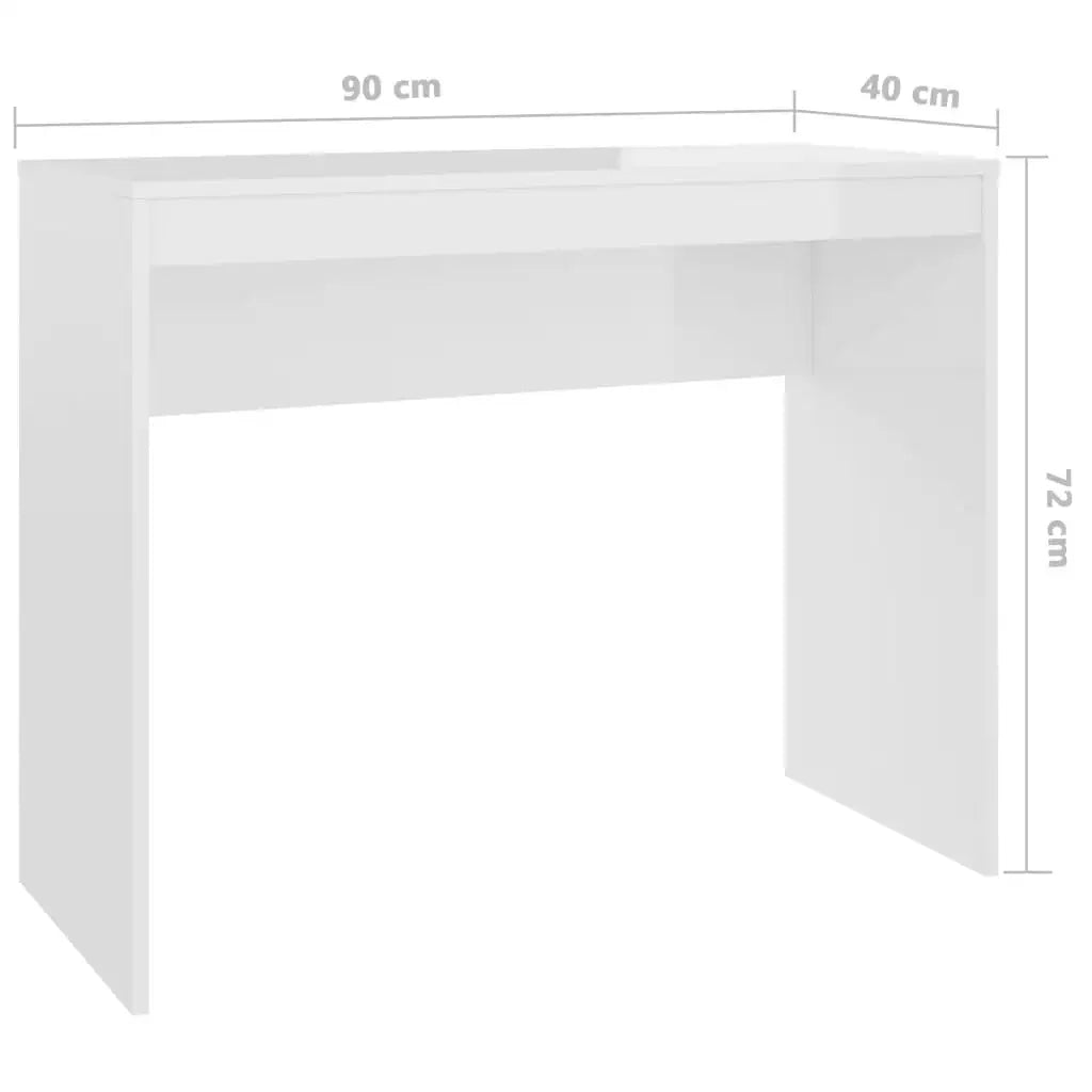 90x40x72 cm shiny white chipboard Nordic study Table Pc Gamer computer desk home office furniture