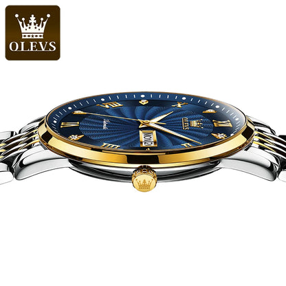 OLEVS Automatic Men's Watch Original Wrist watch Stainless steel Waterproof Swiss Movement Business TOP Brand Relógio Masculino