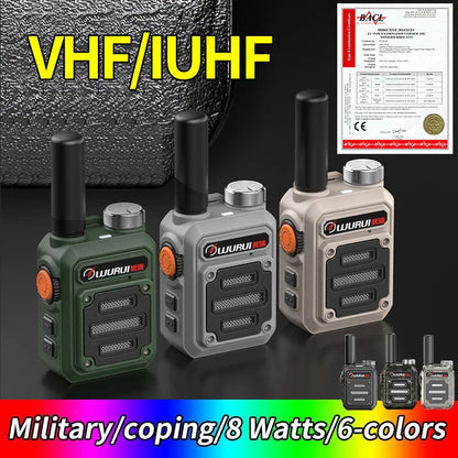 wurui G63 Portable mini Walkie talkie scanner ham radio Walkie-talkies for hunting 50 km profesional communicator handy Amateur