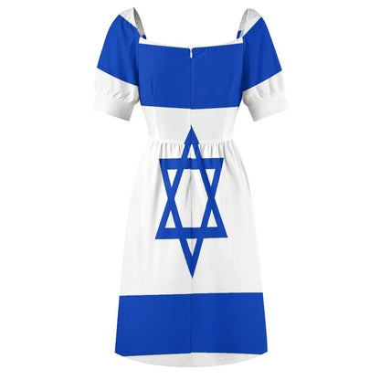 Flag of Israel Dress prom dress evening dresses ladies evening dress ladies