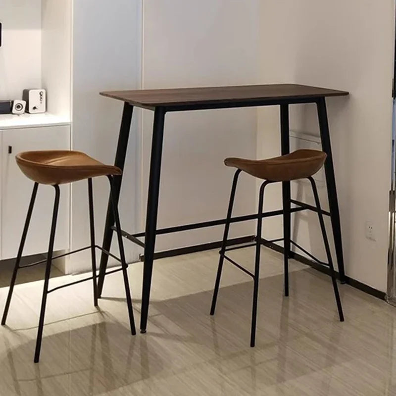 Mid Century Chair Metal Chairs Dining Modern Bar Stool Professional Makeup High Kitchen Stools Floor Breakfast Gamer Camping