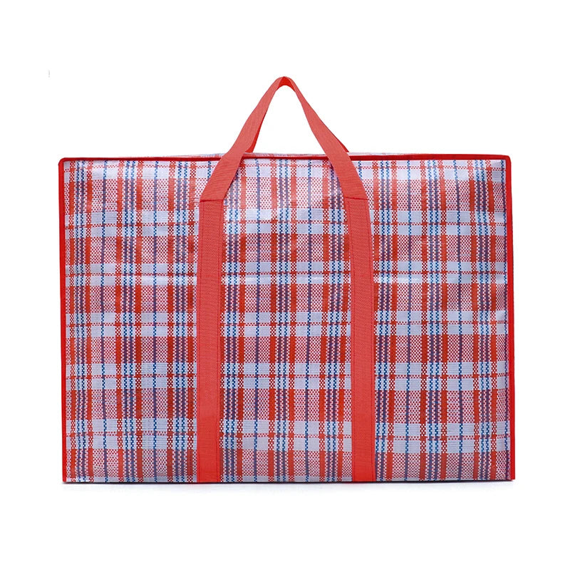 Waterproof Custom Large Capacity China Jumbo Storage Laundry Shopping Reusable Recycle PP Woven Bags with Zipper