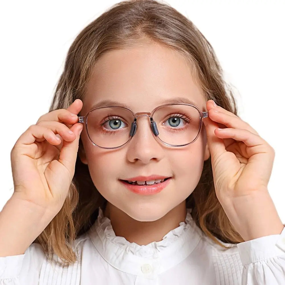 Anti-blue Light Kids TR90 Glasses Children Boys Girls Computer Eye Protection Eyeglasses Ultra Light Frame Kids Glasses Eyewear