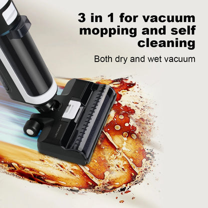 Liectroux i7 Pro Cordless Vacuum Cleaner for Wet And Dry Cleaning, Smart Washing for Home Multi Surface Floor,14Kpa, Self-drying