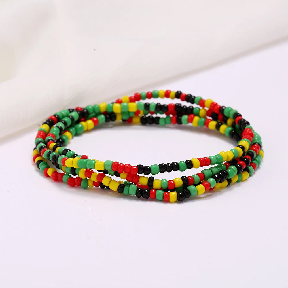 Sexy Summer Waist Beads Chain for Women African Belly Beads Girls Body Belly Chain Boho Colorful Beach Bikini Jewelry Elastic