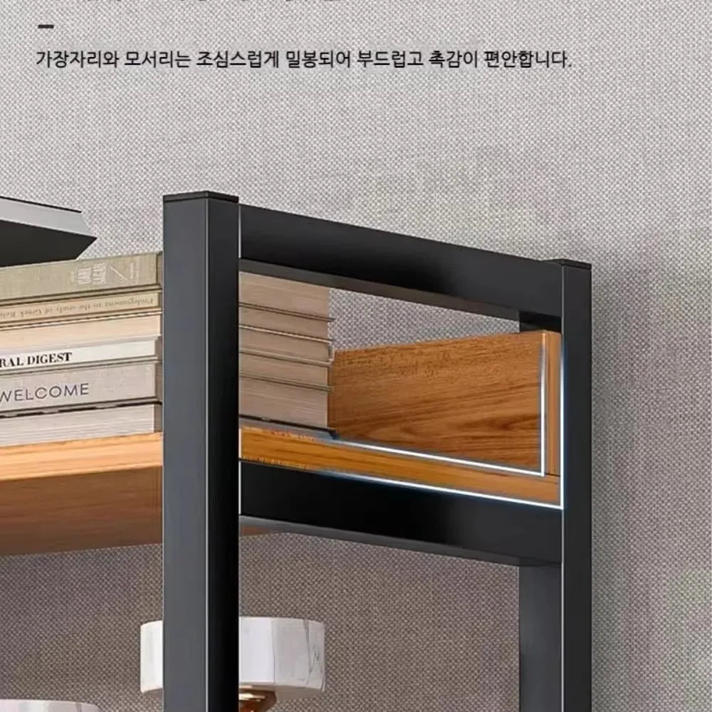 Open Bookshelf Living Room Bookcase Outdoor Plant Stand Utility Upgraded Kitchen Shelves Office Display Shelf Metal Storage Rack