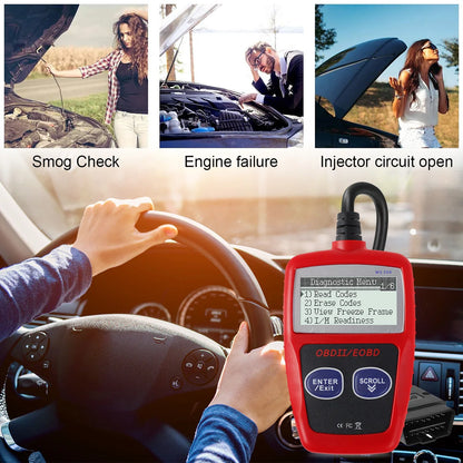 Car Fault Code Reader MS309 Automotive Code Reader OBD2 Scanner Car Check Engine Fault View Freeze Data CAN Diagnostic Tool