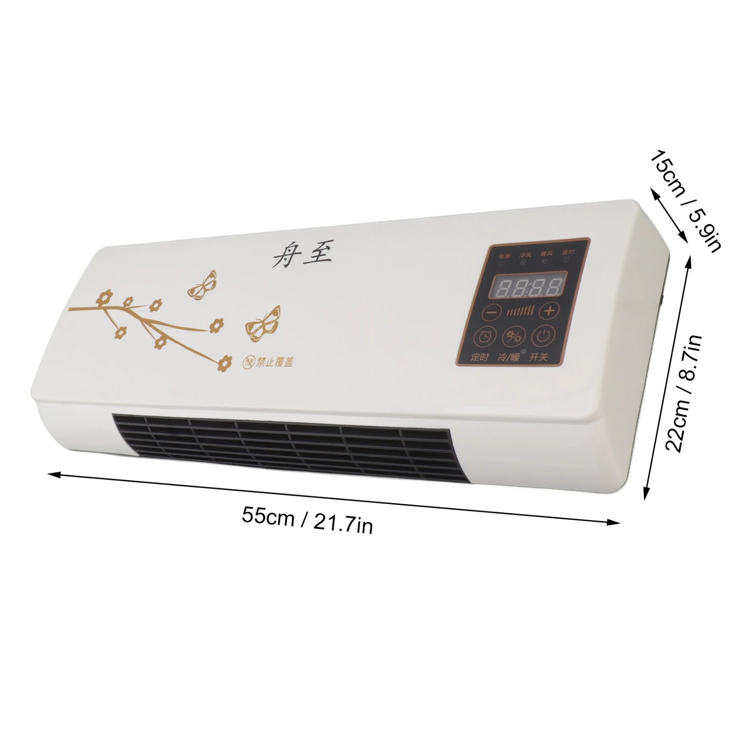 Wall Mounted Air Conditioner Cooling and Heating Low Noise Mini Portable Air Conditioners Wide Coverage for Bedroom for Office