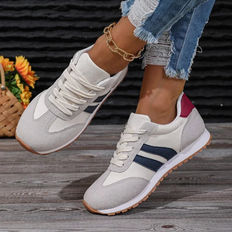 2024 New Casual Shoes Fashion All-match Running Shoes Breathable Cloth Surface Lightweight Sports Women's Shoes Zapatos De Mujer