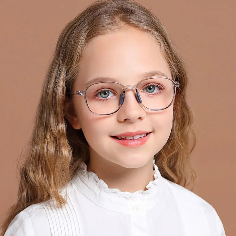 Anti-blue Light Kids TR90 Glasses Children Boys Girls Computer Eye Protection Eyeglasses Ultra Light Frame Kids Glasses Eyewear