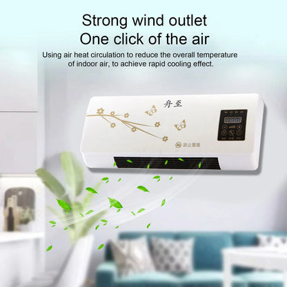 Wall Mounted Air Conditioner Cooling and Heating Low Noise Mini Portable Air Conditioners Wide Coverage for Bedroom for Office