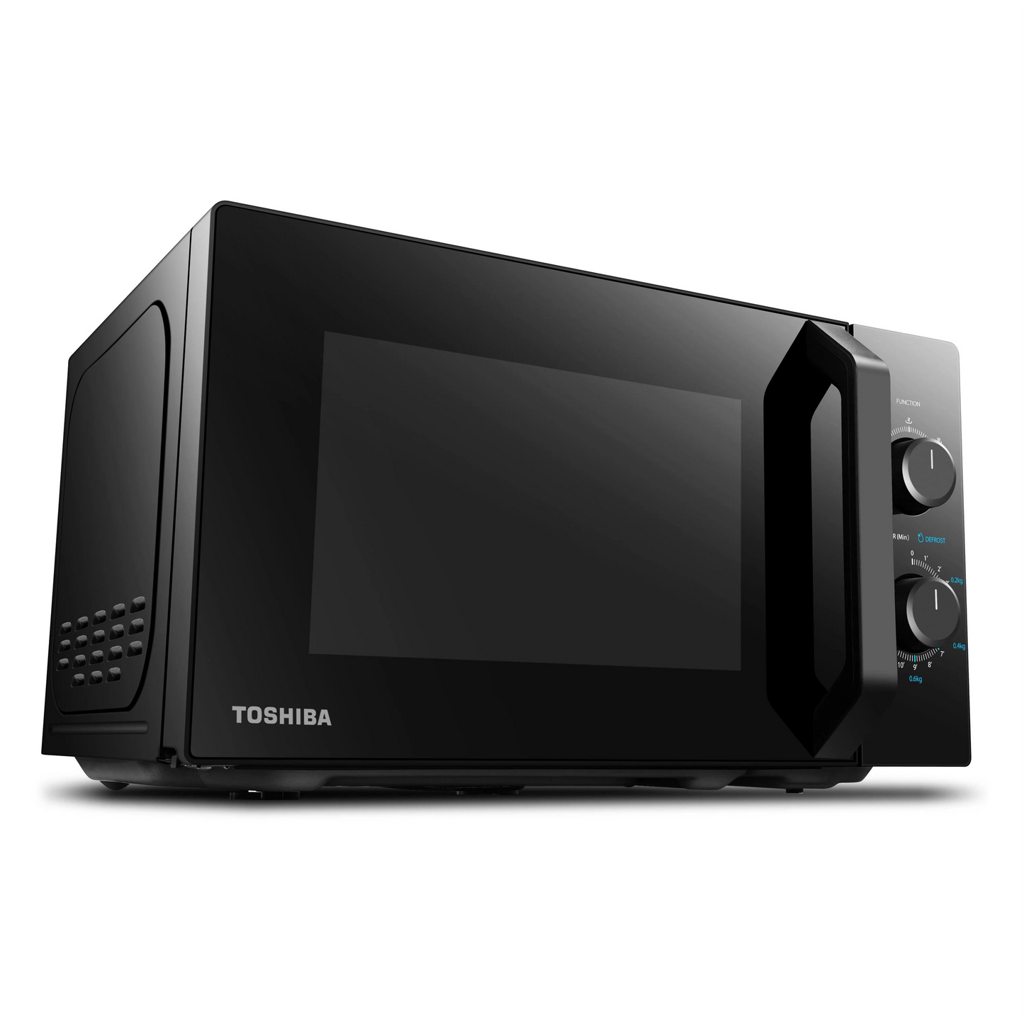 Toshiba MW2-MM20P(BK) Microwave Oven 20 l, 800 W, 5 Power Levels with Practical Defrost Function, LED Lighting in I