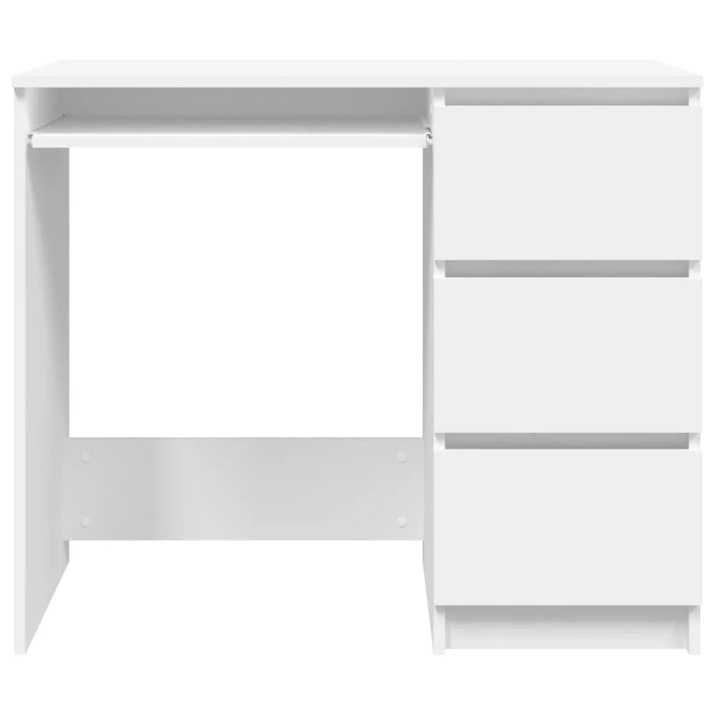 White 90x45x76 cm agglomerated office Nordic study Table Pc Gamer computer desk home office furniture