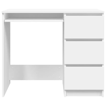 White 90x45x76 cm agglomerated office Nordic study Table Pc Gamer computer desk home office furniture