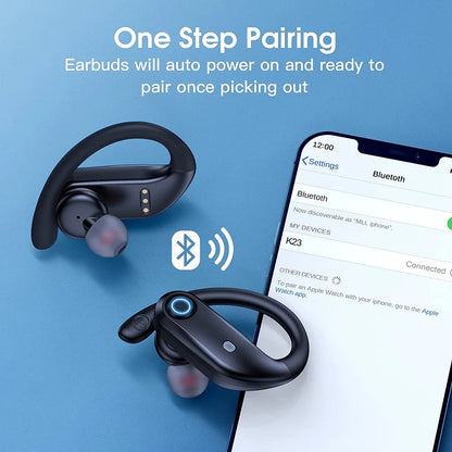 Wireless Earphone 48Hrs Playback TWS Earbuds With Wireless Charging Case Bluetooth Headphones Noise Cancelling Headset