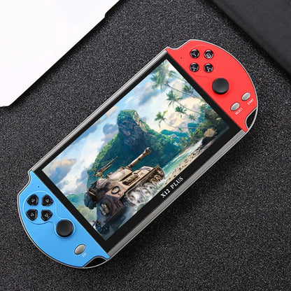 X12 PLUS Handheld Game Console 7.1 inch HD Screen Portable Retro Video Gaming Player Built-in 10000+ Classic Games