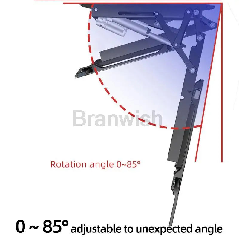 50-75" Ceiling TV LIFT Electric Remote Control Rotating DT500 Bracket Support Motorized Stand Adjustable Techo Mount Wall Holder