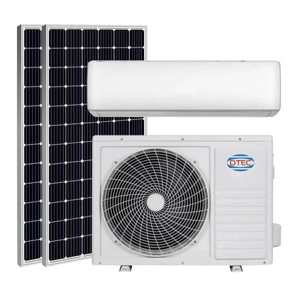 Solar air conditioner complete set 12000btu 18000btu Dc Ac Split Unit 18000btu Solar Hybrid Solar Air Conditioner For Home use