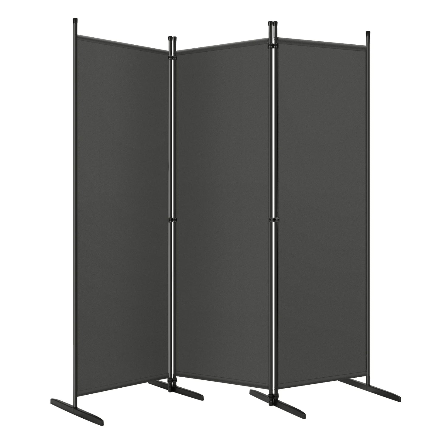 Screen Room Divider with 3/4 Panels Foldable Freestanding Privacy Screen Partition for Indoor Outdoor Garden Balcony Patio