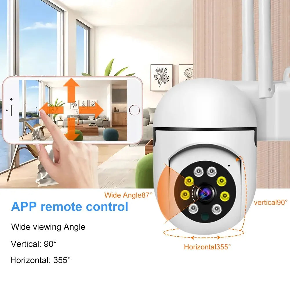 5G Tuya 3MP/4MP WiFi Smart IP Camera AI Human Detect Color Night Vision Surveillance Camera Smart Life Baby Monitor Smart Home