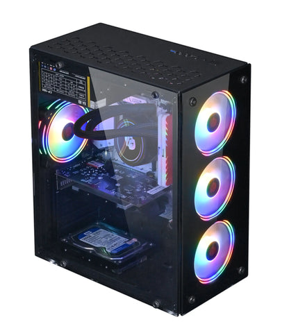 Aotesier Hot selling gamer desktop computer build in Win10 16GB Ram SSD 1TB hdd GTX 1050Ti Core E5-2650 processor new gaming pc